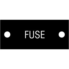 20918 - Cable tag. 'FUSE'. (5pcs)